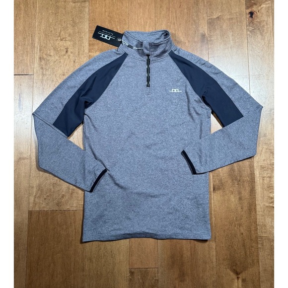 Horsewear Ireland Jackets & Blazers - Horsewear Ireland AA Platinum Como Exercise Top Women's M Blue Mel 1/4 Zip (NWT)